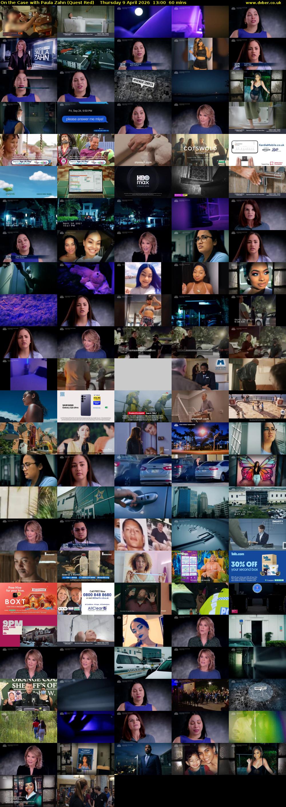 On the Case with Paula Zahn (Quest Red) Thursday 9 April 2026 13:00 - 14:00