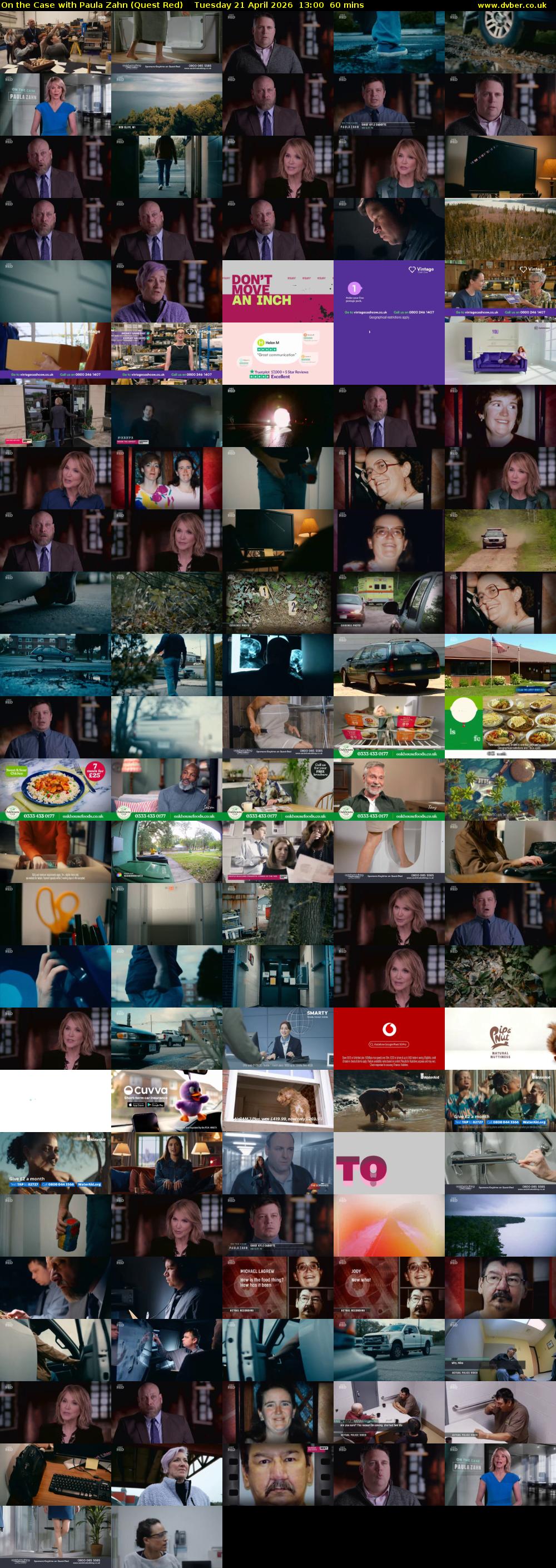 On the Case with Paula Zahn (Quest Red) Tuesday 21 April 2026 13:00 - 14:00