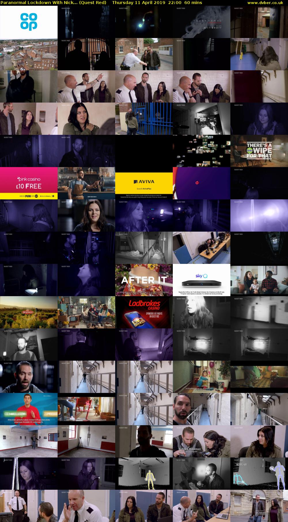Paranormal Lockdown with Nick... (Quest Red) Thursday 11 April 2019 22:00 - 23:00