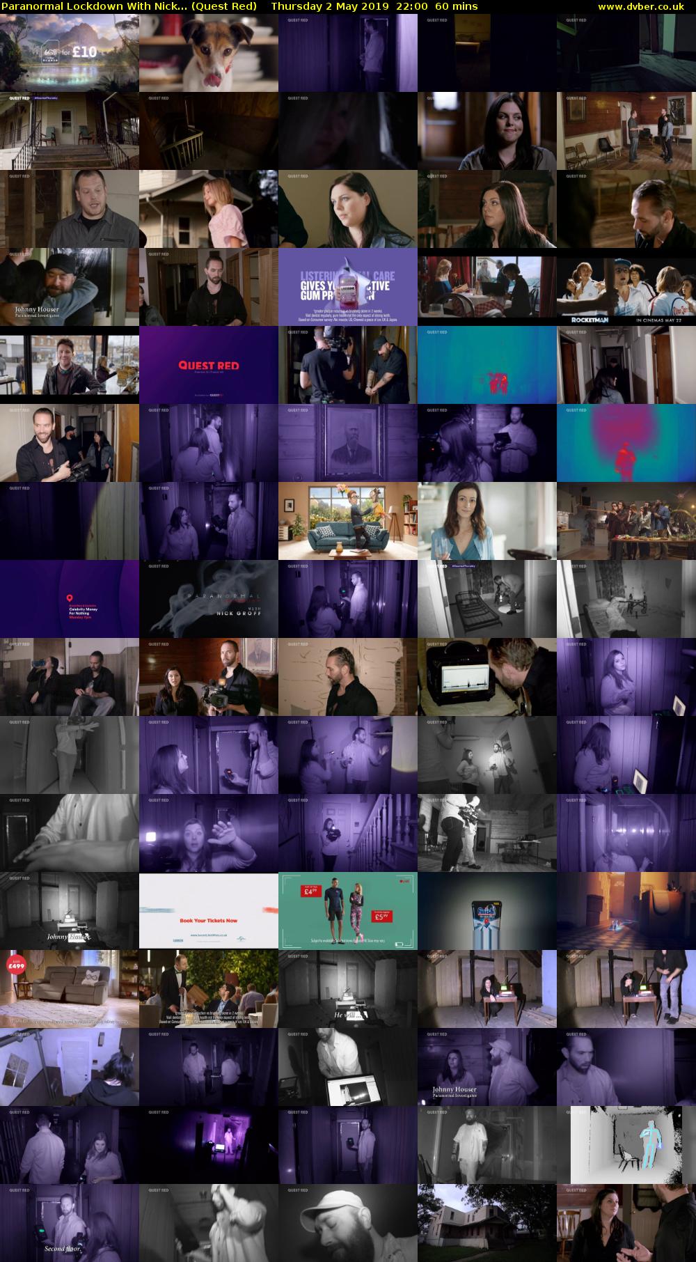 Paranormal Lockdown with Nick... (Quest Red) Thursday 2 May 2019 22:00 - 23:00