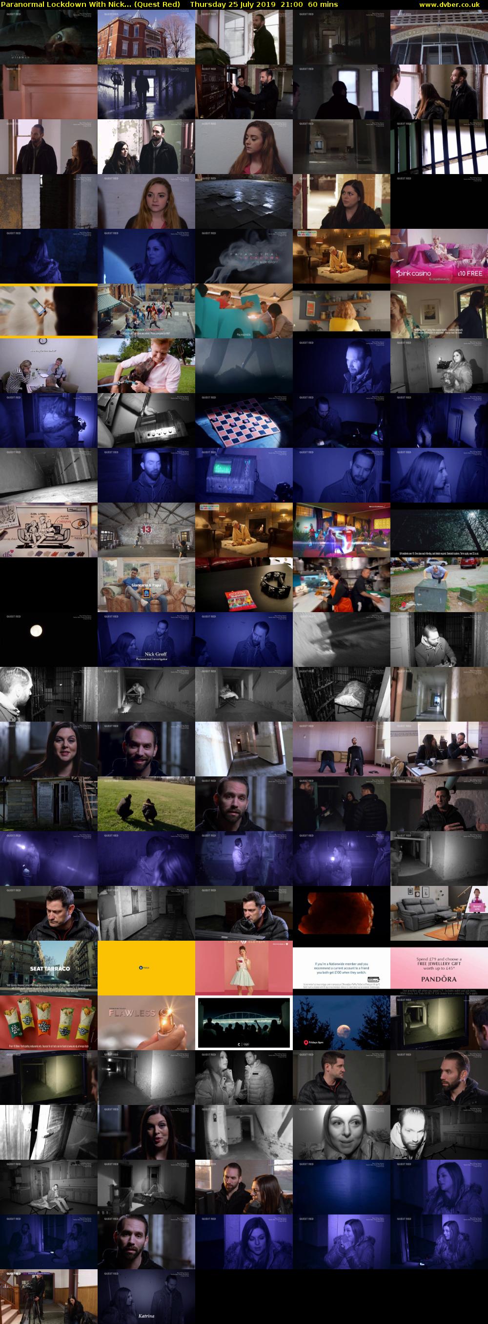 Paranormal Lockdown with Nick... (Quest Red) Thursday 25 July 2019 21:00 - 22:00