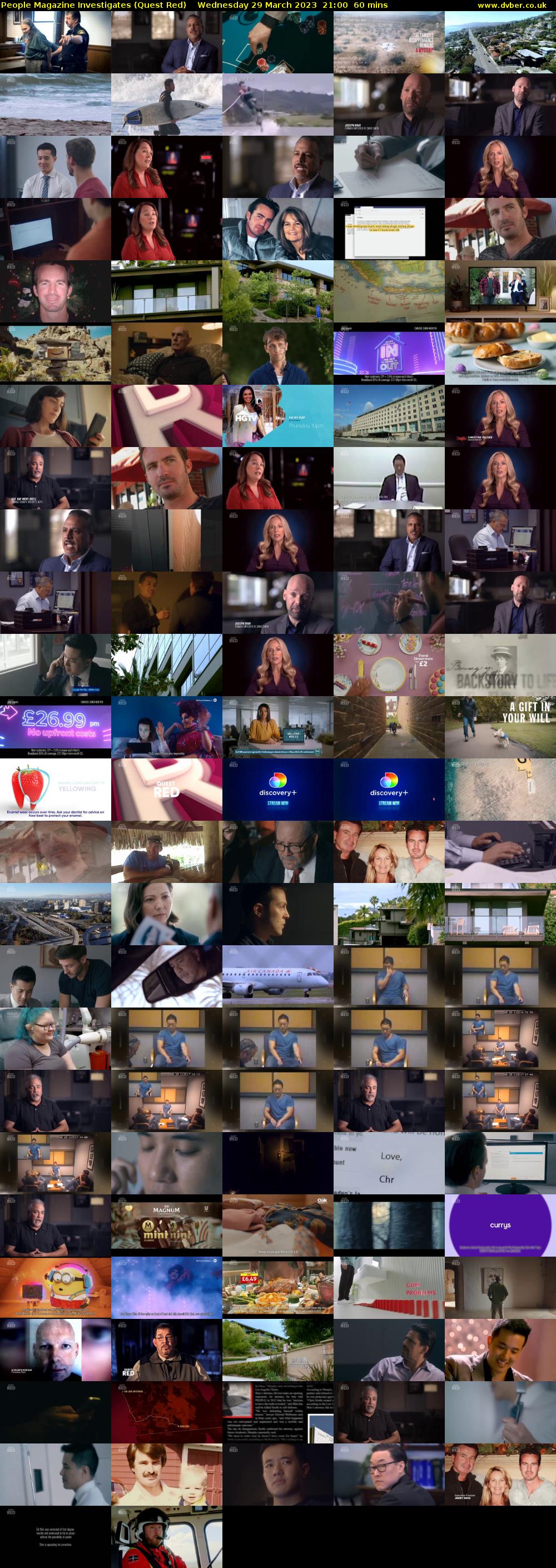 People Magazine Investigates (Quest Red) Wednesday 29 March 2023 21:00 - 22:00