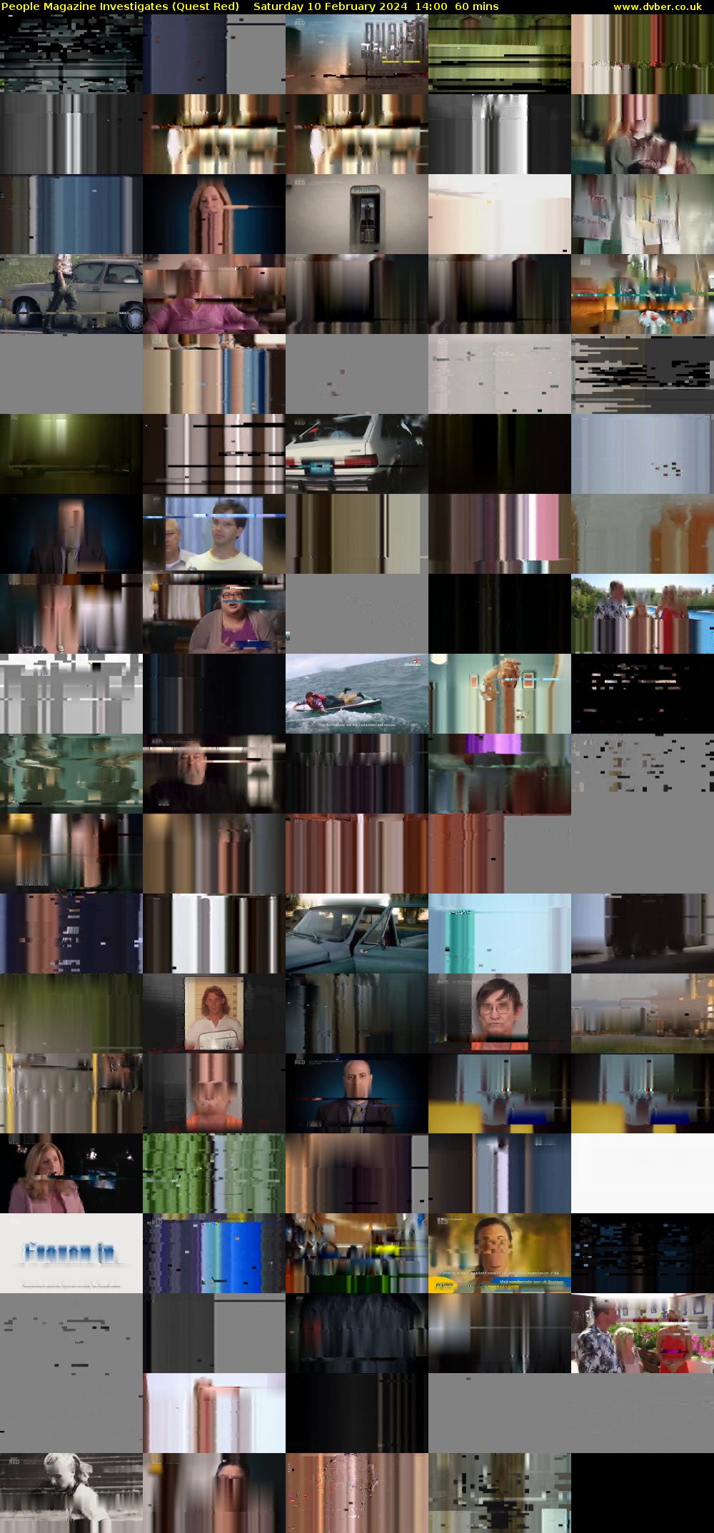 People Magazine Investigates (Quest Red) Saturday 10 February 2024 14:00 - 15:00