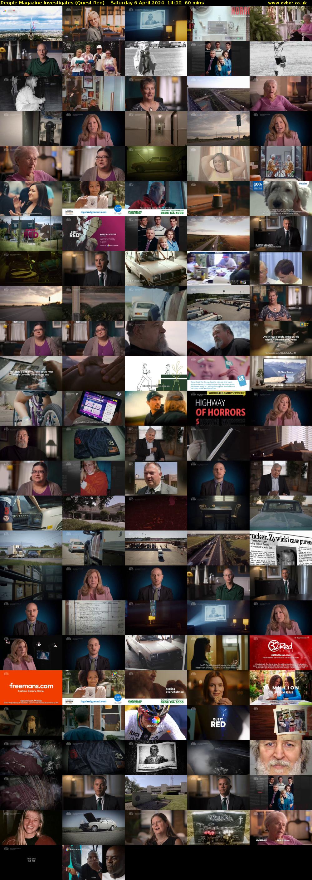 People Magazine Investigates (Quest Red) Saturday 6 April 2024 14:00 - 15:00