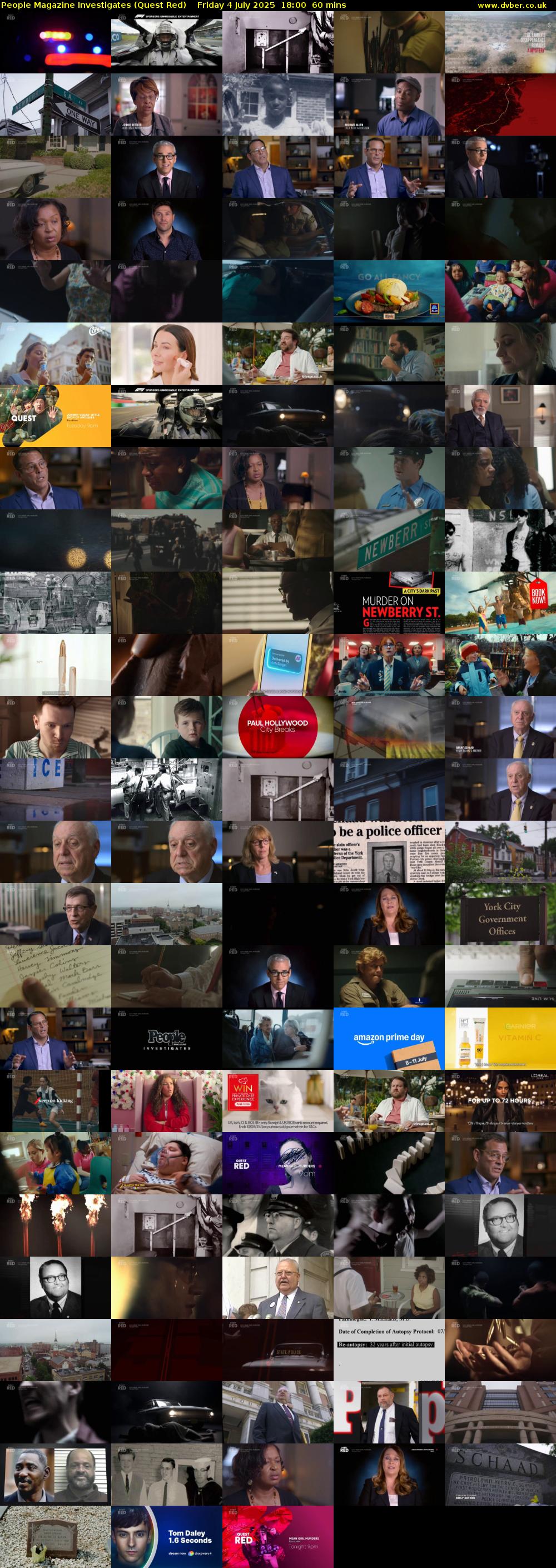 People Magazine Investigates (Quest Red) Friday 4 July 2025 18:00 - 19:00