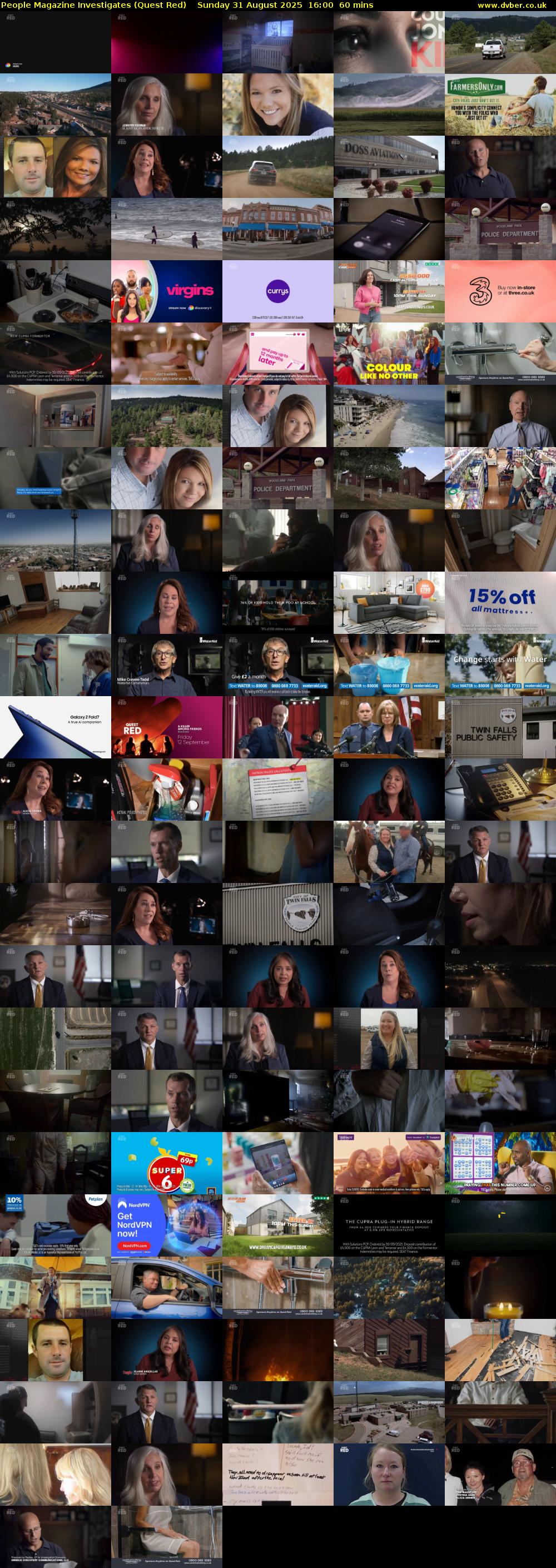 People Magazine Investigates (Quest Red) Sunday 31 August 2025 16:00 - 17:00
