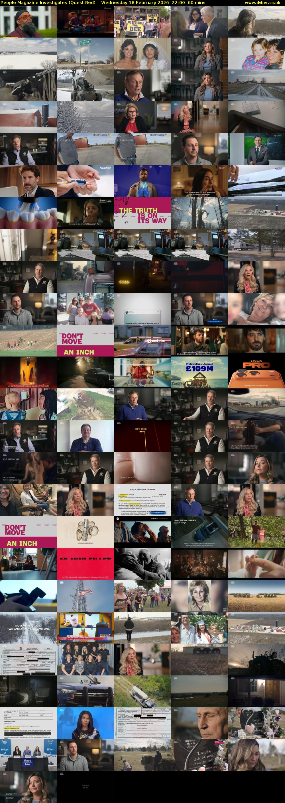 People Magazine Investigates (Quest Red) Wednesday 18 February 2026 22:00 - 23:00