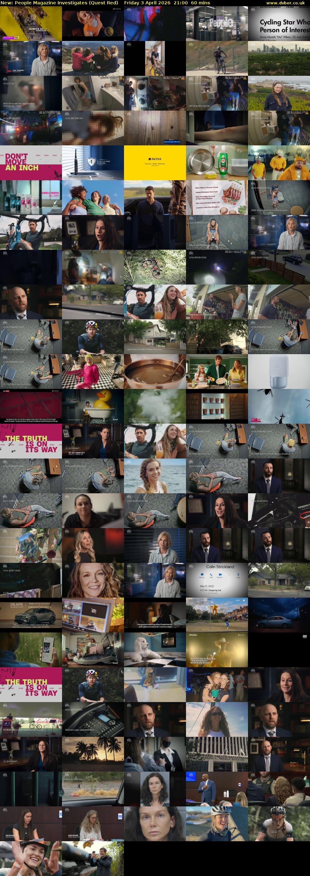 People Magazine Investigates (Quest Red) Friday 3 April 2026 21:00 - 22:00