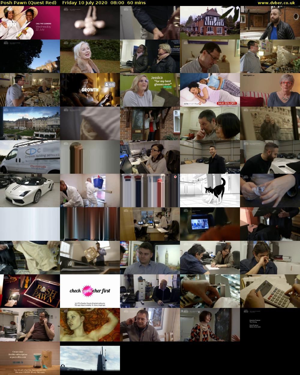 Posh Pawn (Quest Red) Friday 10 July 2020 08:00 - 09:00