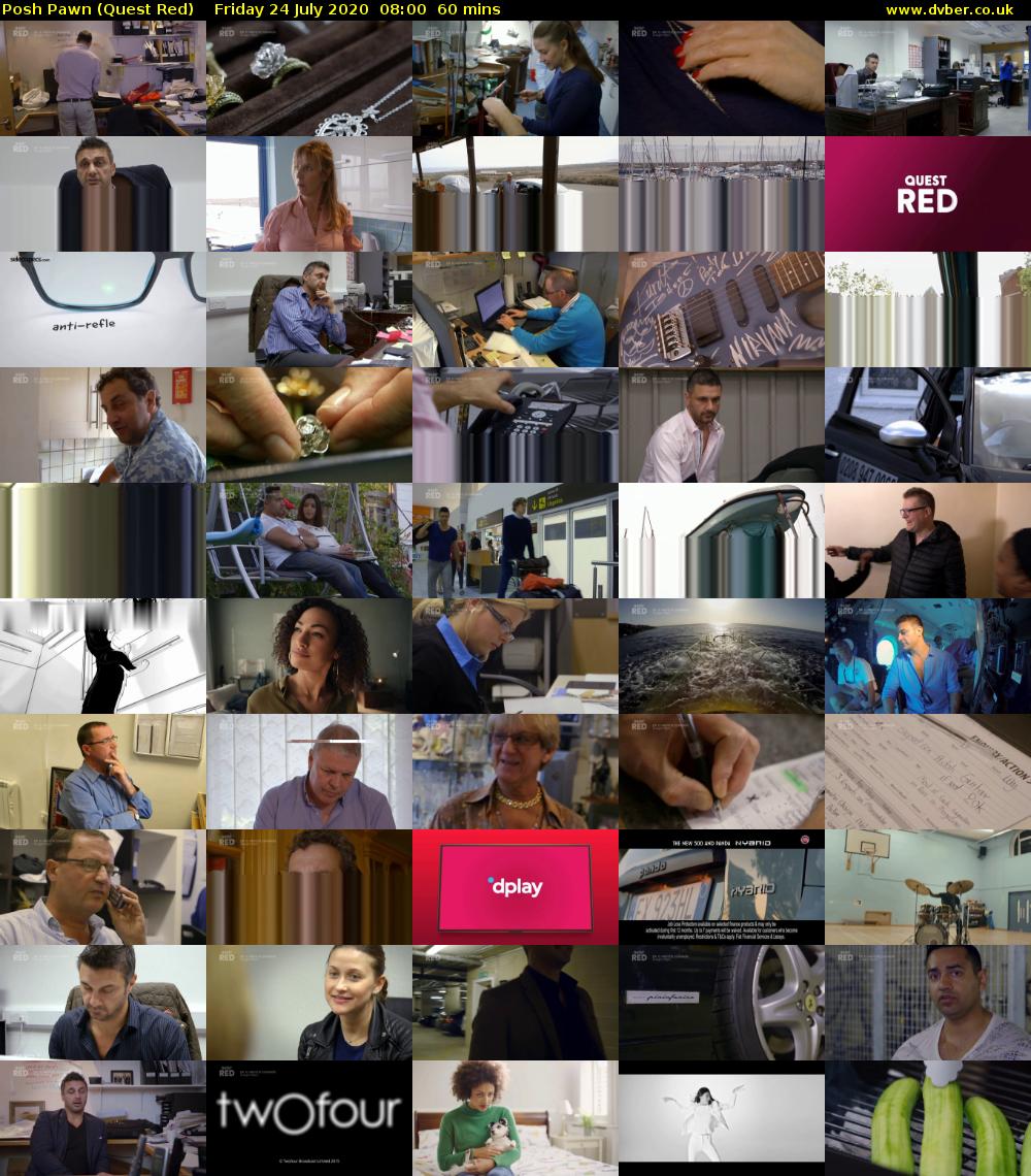 Posh Pawn (Quest Red) Friday 24 July 2020 08:00 - 09:00