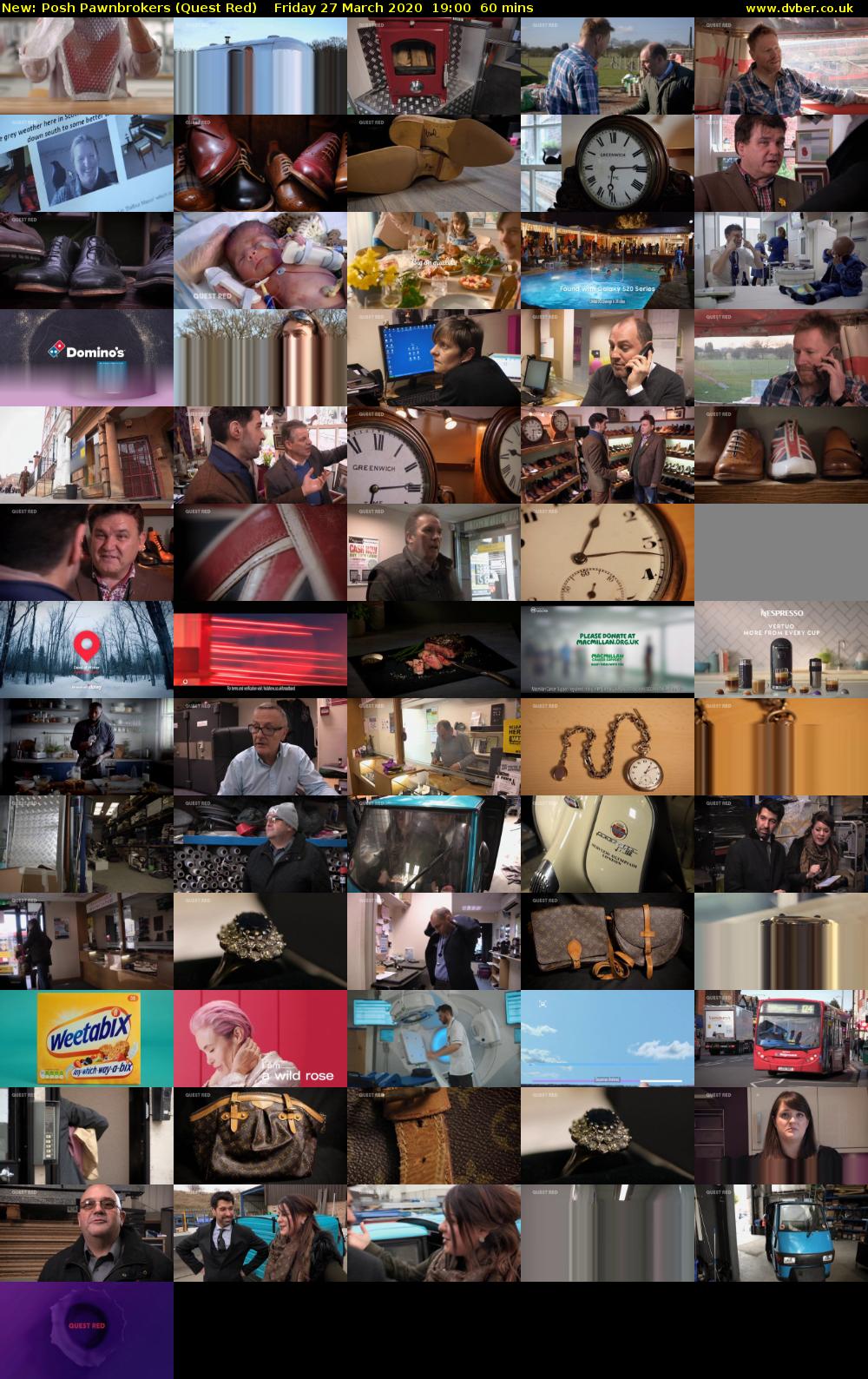 Posh Pawnbrokers (Quest Red) Friday 27 March 2020 19:00 - 20:00