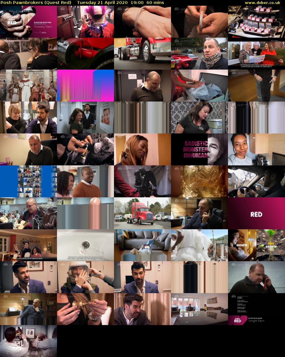Posh Pawnbrokers (Quest Red) Tuesday 21 April 2020 19:00 - 20:00