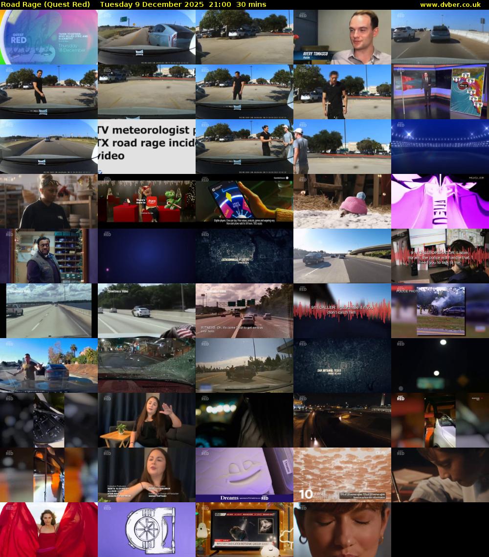 Road Rage (Quest Red) Tuesday 9 December 2025 21:00 - 21:30