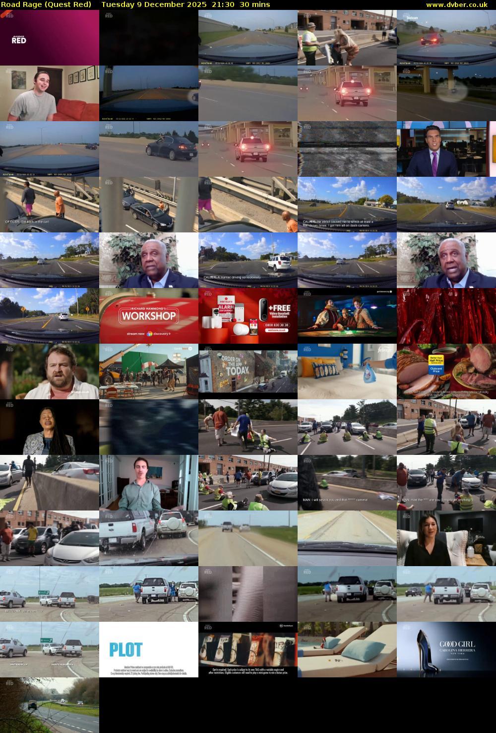 Road Rage (Quest Red) Tuesday 9 December 2025 21:30 - 22:00