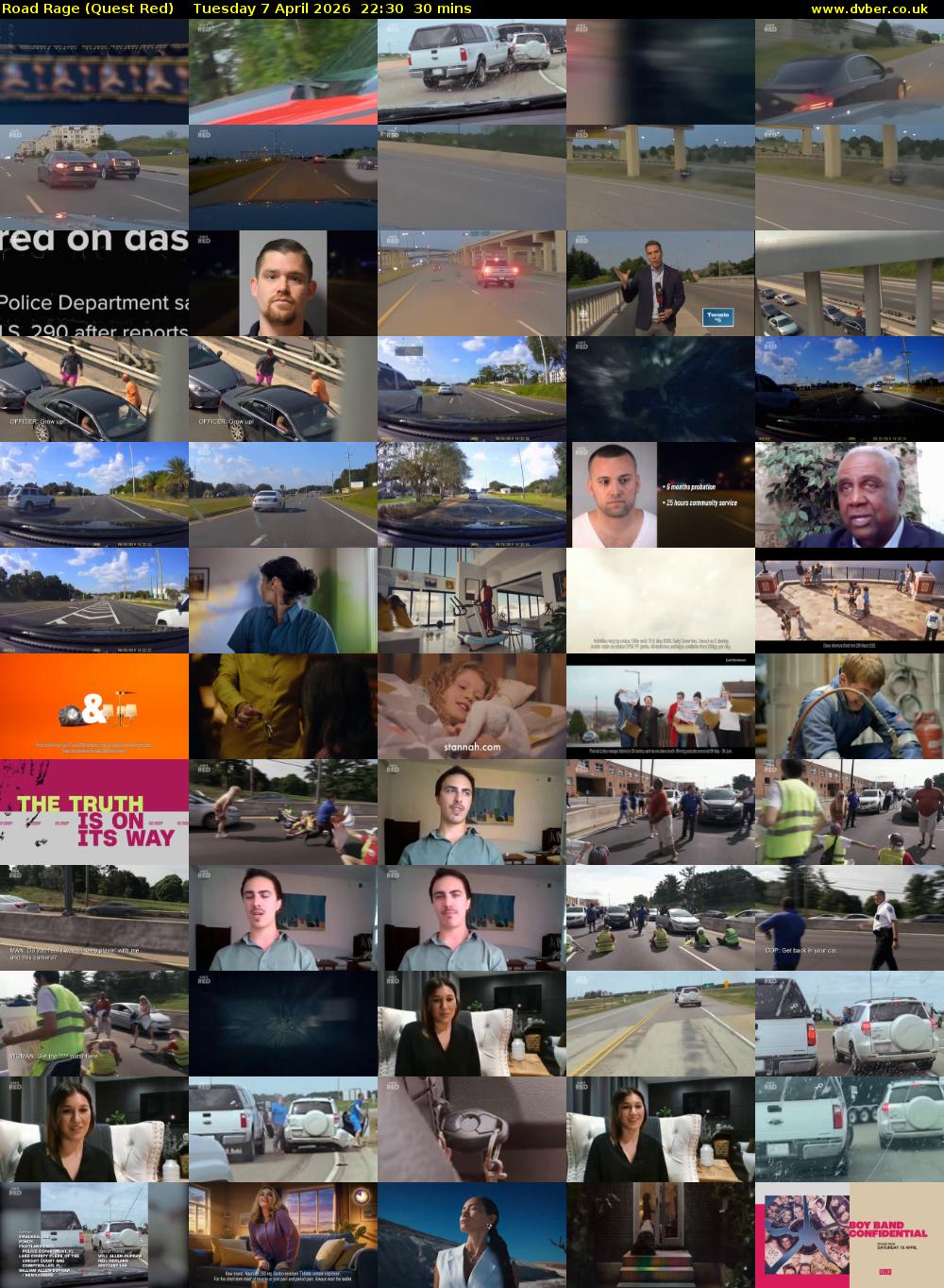 Road Rage (Quest Red) Tuesday 7 April 2026 22:30 - 23:00