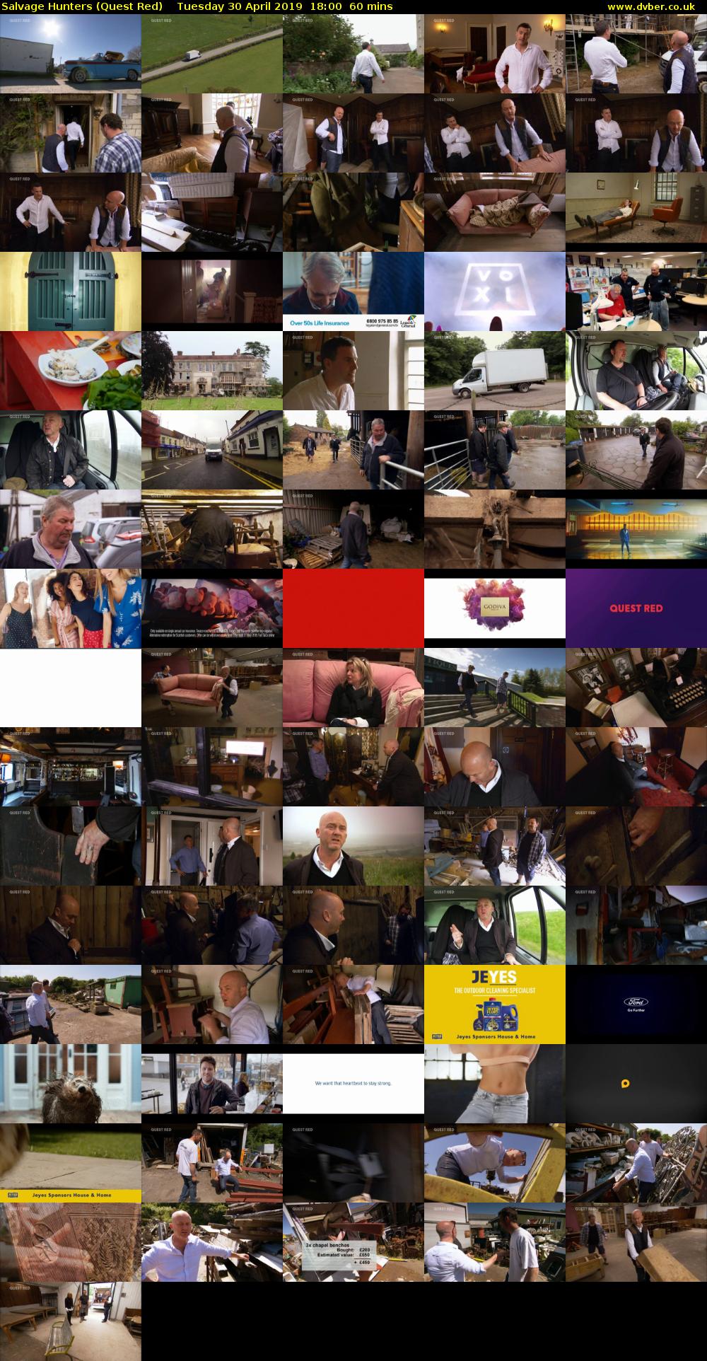 Salvage Hunters (Quest Red) Tuesday 30 April 2019 18:00 - 19:00