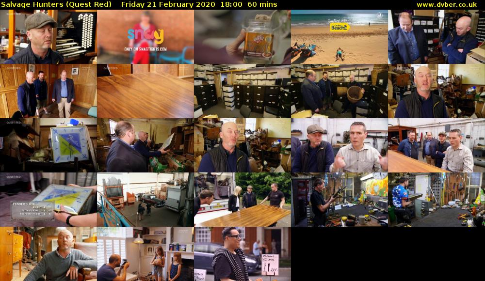 Salvage Hunters (Quest Red) Friday 21 February 2020 18:00 - 19:00