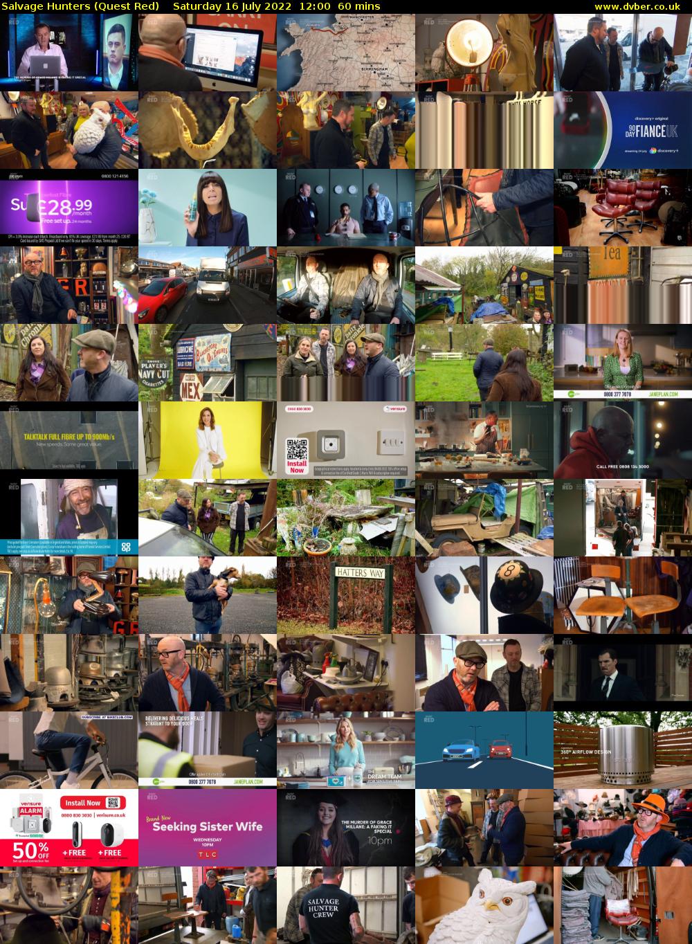 Salvage Hunters (Quest Red) Saturday 16 July 2022 12:00 - 13:00
