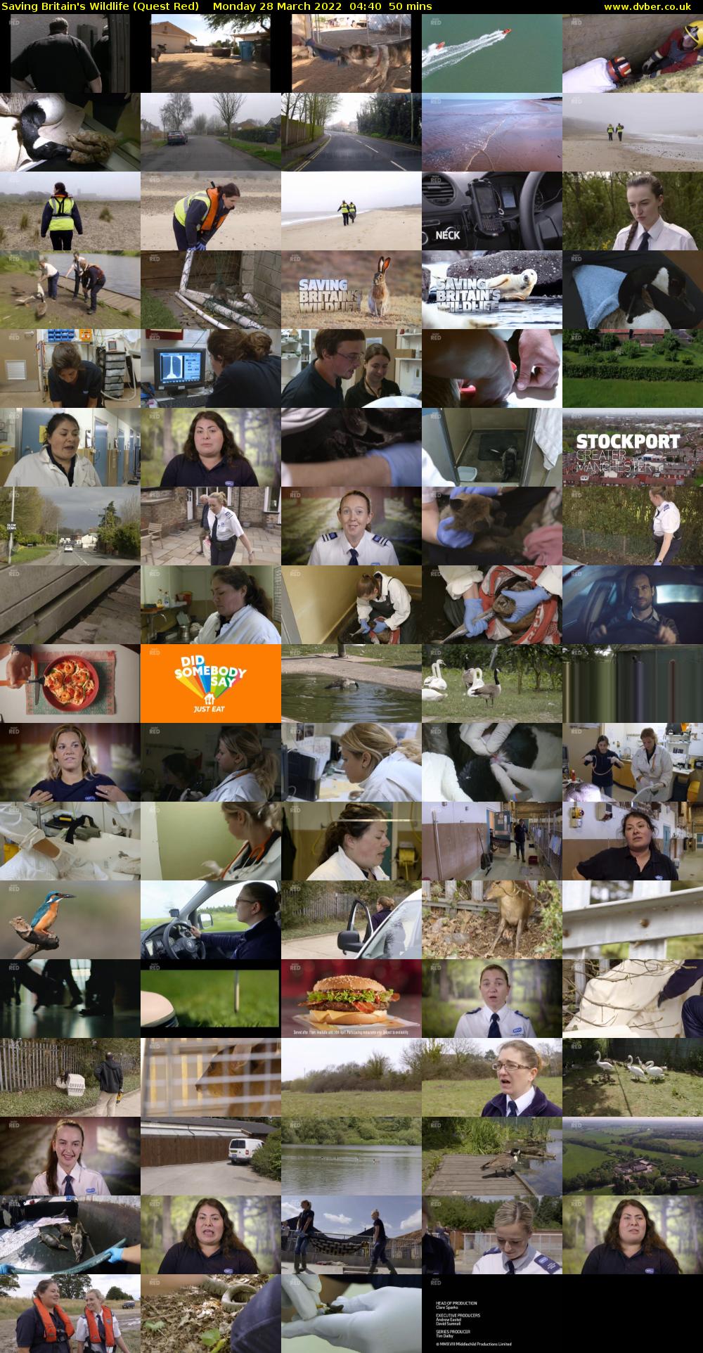 Saving Britain's Wildlife (Quest Red) Monday 28 March 2022 04:40 - 05:30