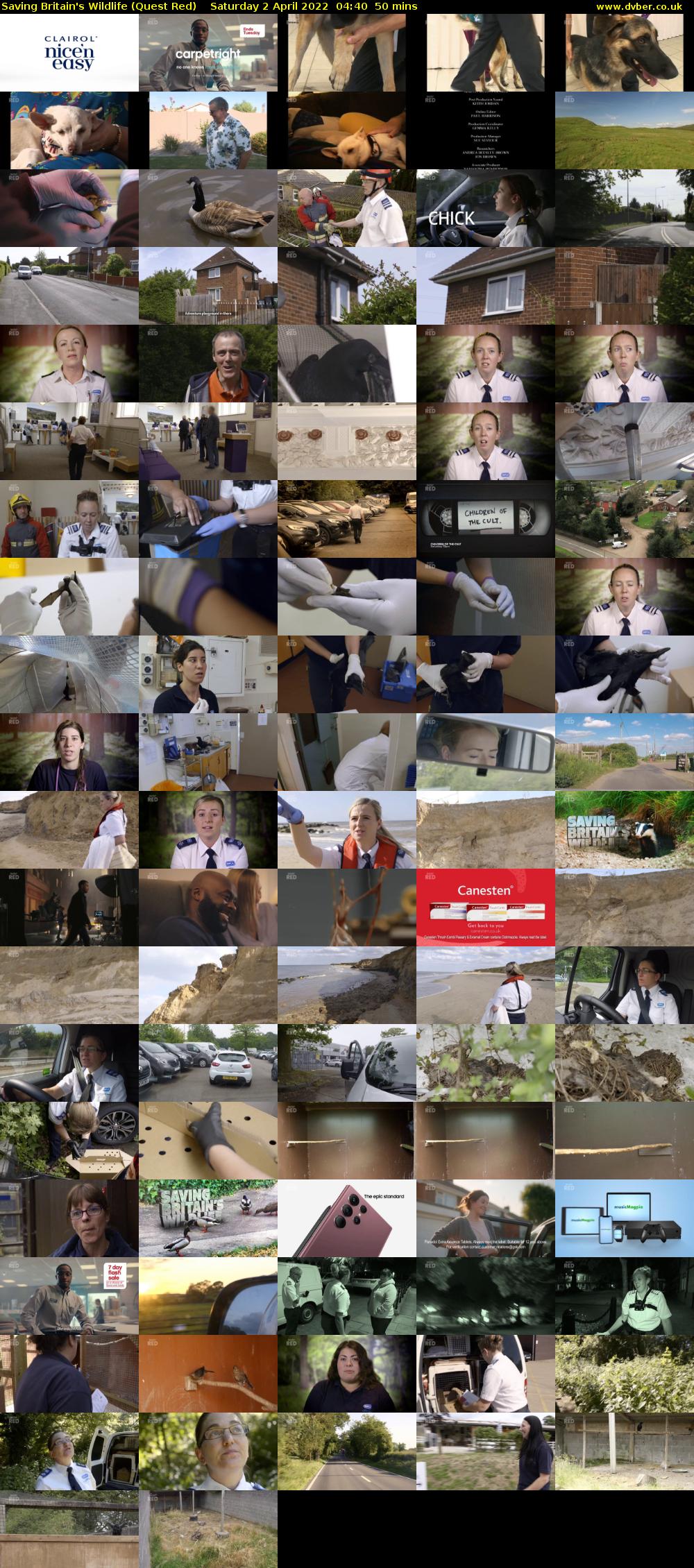 Saving Britain's Wildlife (Quest Red) Saturday 2 April 2022 04:40 - 05:30