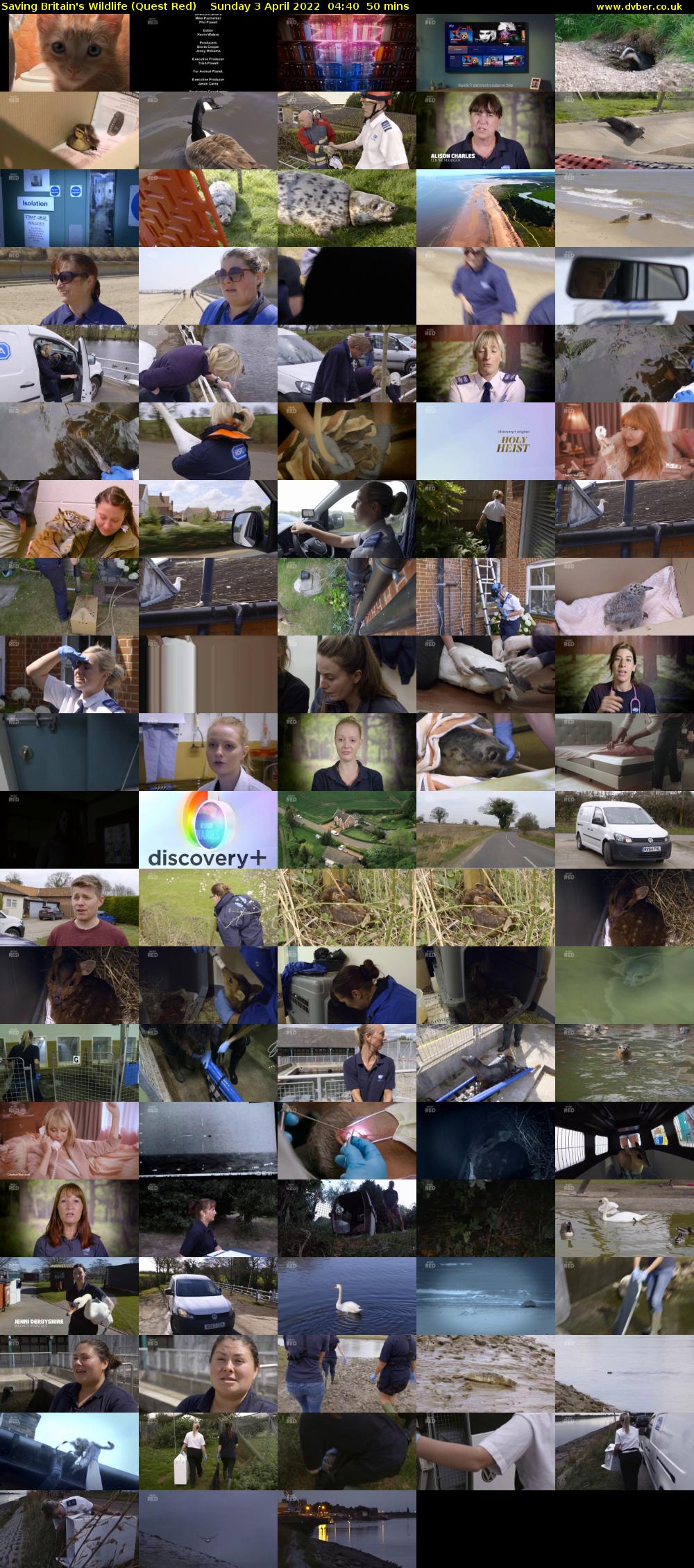 Saving Britain's Wildlife (Quest Red) Sunday 3 April 2022 04:40 - 05:30