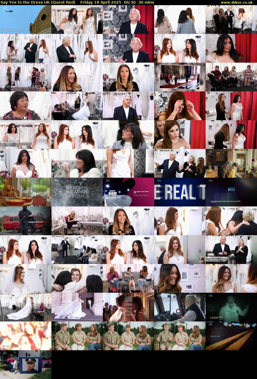 Say Yes To The Dress UK (Quest Red) Friday 18 April 2025 06:30 - 07:00