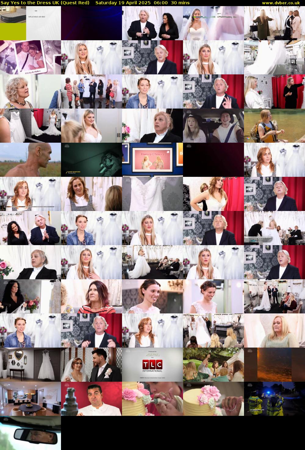 Say Yes To The Dress UK (Quest Red) Saturday 19 April 2025 06:00 - 06:30