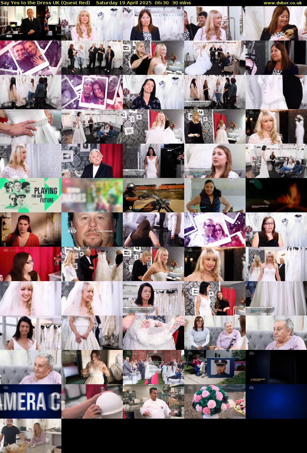 Say Yes To The Dress UK (Quest Red) Saturday 19 April 2025 06:30 - 07:00