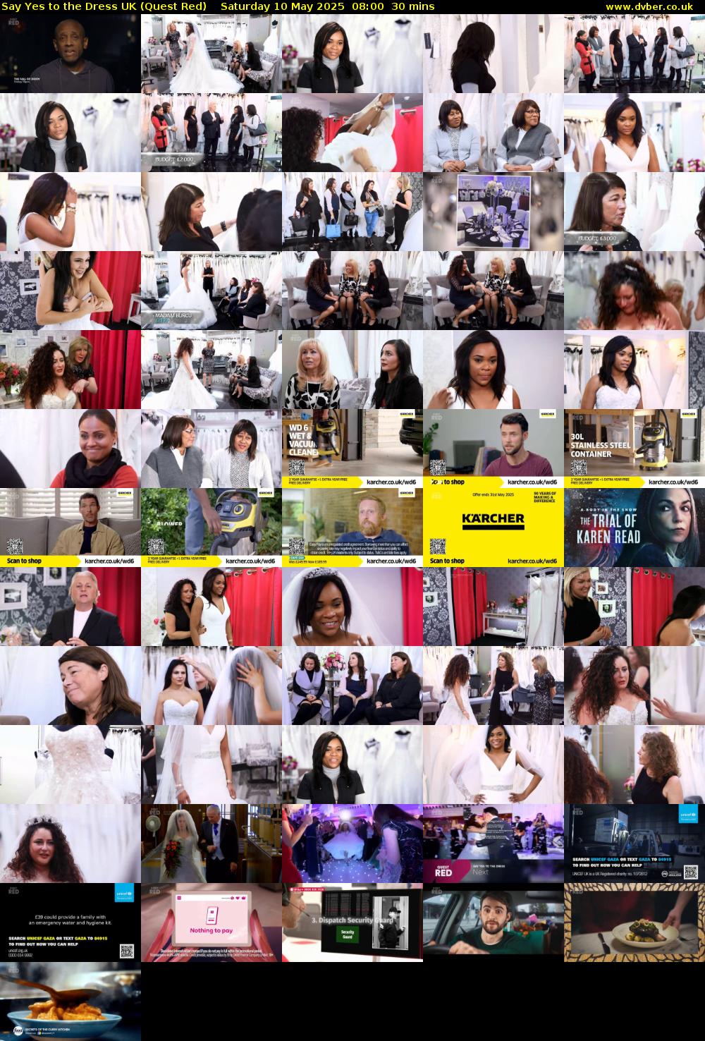 Say Yes To The Dress UK (Quest Red) Saturday 10 May 2025 08:00 - 08:30