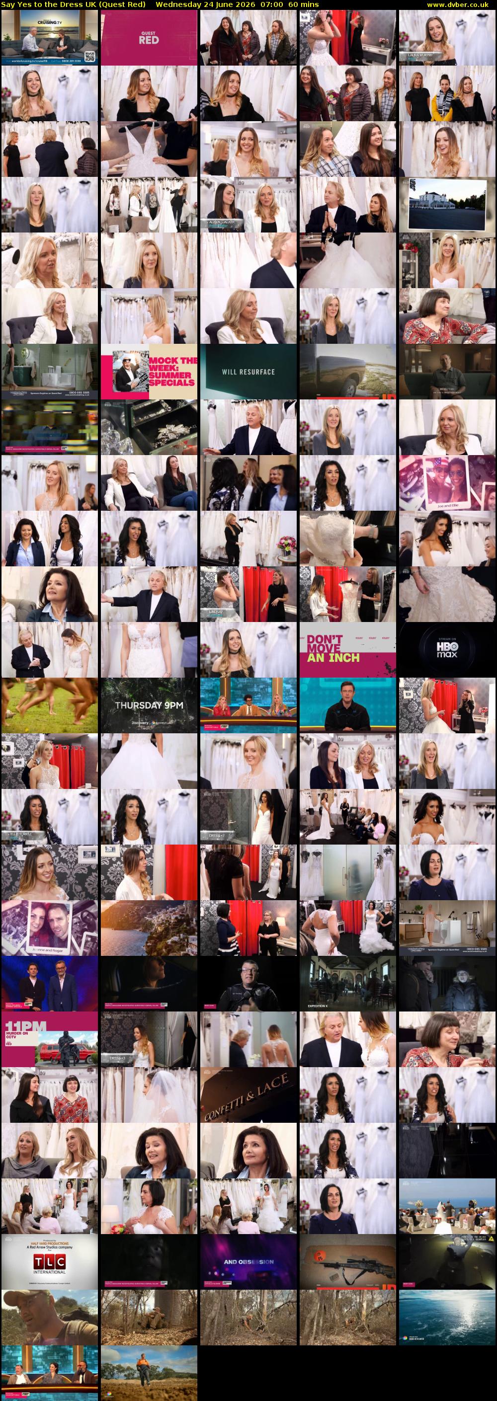 Say Yes To The Dress UK (Quest Red) Wednesday 24 June 2026 07:00 - 08:00