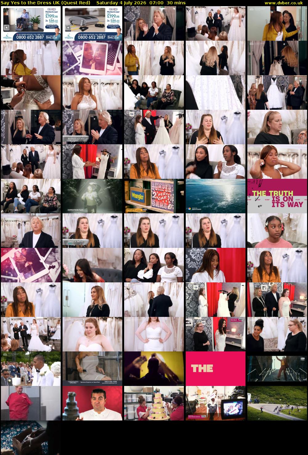 Say Yes To The Dress UK (Quest Red) Saturday 4 July 2026 07:00 - 07:30