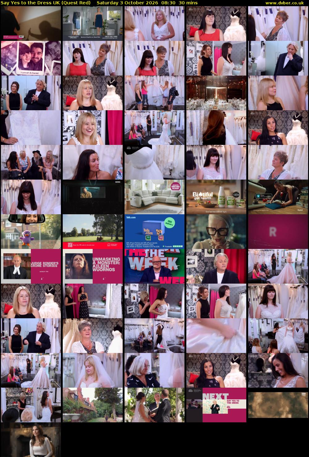 Say Yes To The Dress UK (Quest Red) Saturday 3 October 2026 08:30 - 09:00