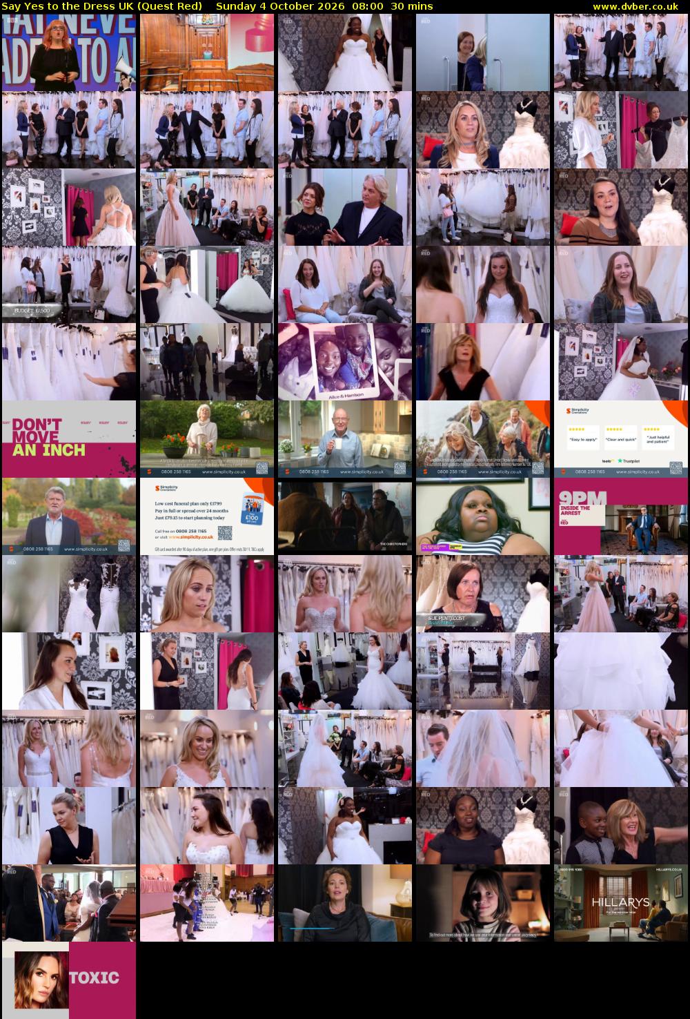 Say Yes To The Dress UK (Quest Red) Sunday 4 October 2026 08:00 - 08:30