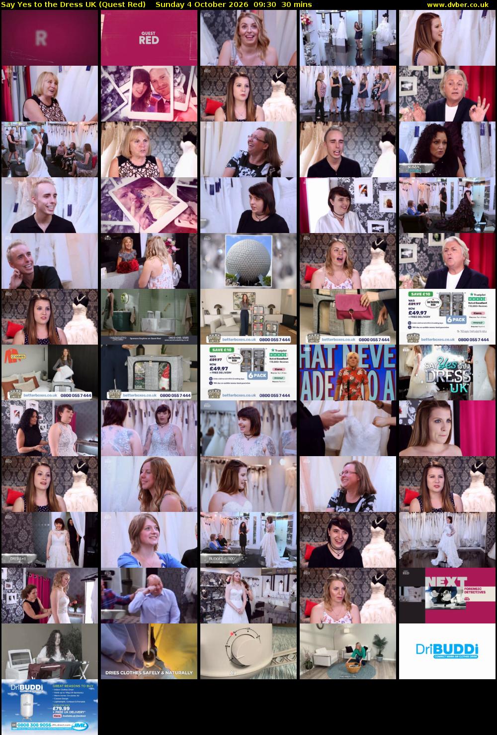 Say Yes To The Dress UK (Quest Red) Sunday 4 October 2026 09:30 - 10:00