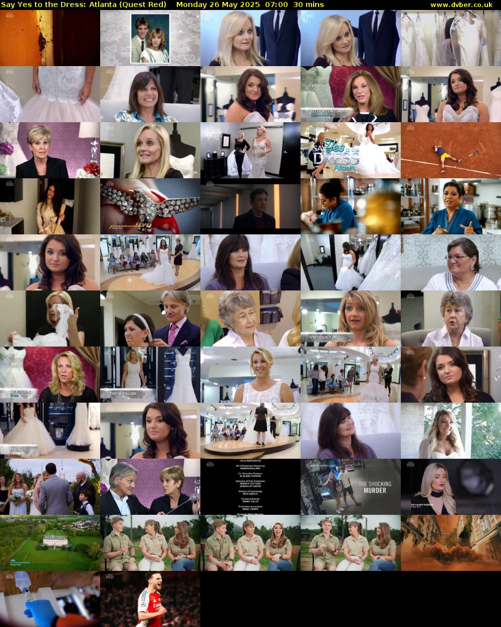 Say Yes to the Dress: Atlanta (Quest Red) Monday 26 May 2025 07:00 - 07:30