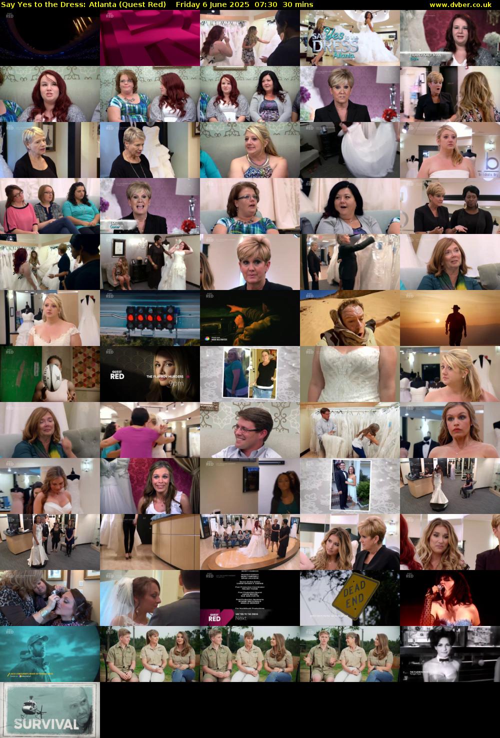 Say Yes to the Dress: Atlanta (Quest Red) Friday 6 June 2025 07:30 - 08:00