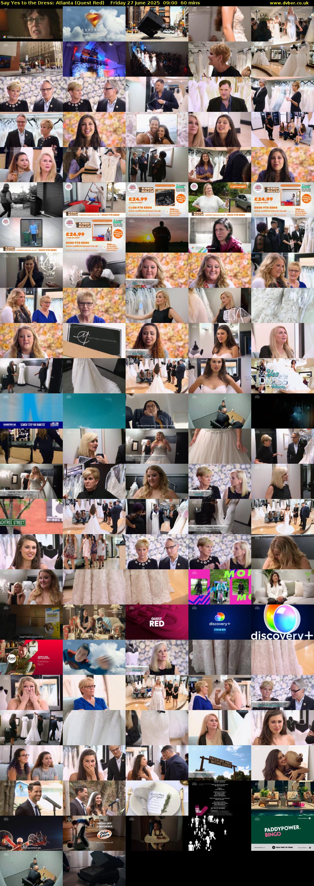 Say Yes to the Dress: Atlanta (Quest Red) Friday 27 June 2025 09:00 - 10:00
