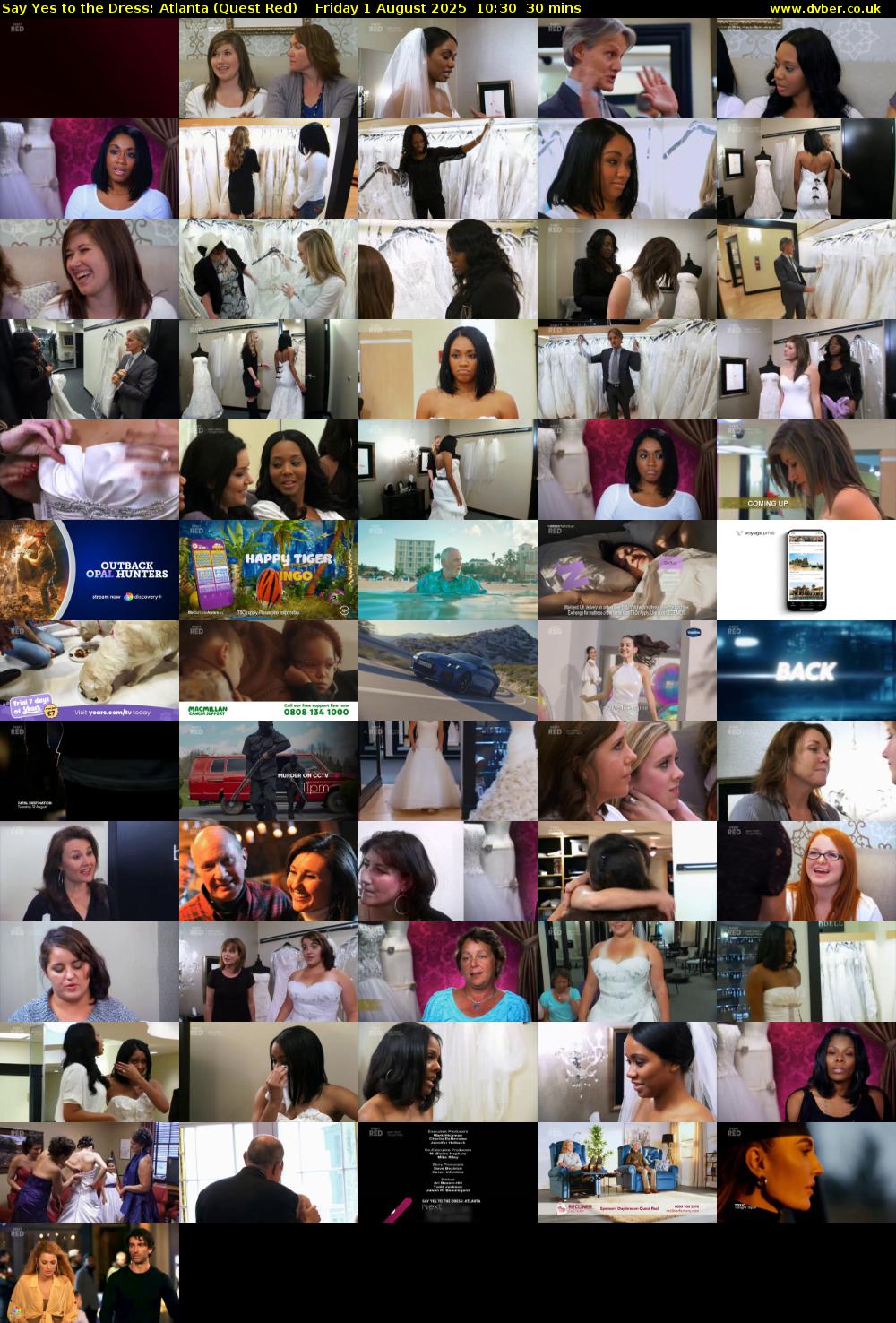 Say Yes to the Dress: Atlanta (Quest Red) Friday 1 August 2025 10:30 - 11:00