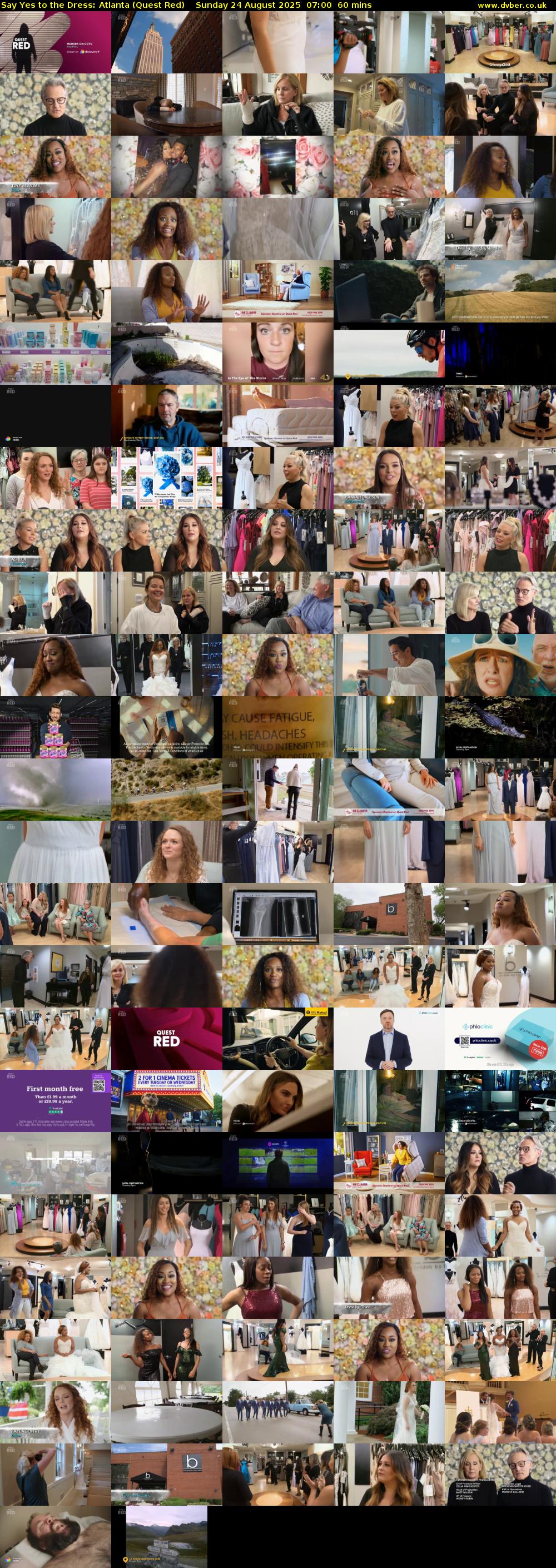 Say Yes to the Dress: Atlanta (Quest Red) Sunday 24 August 2025 07:00 - 08:00