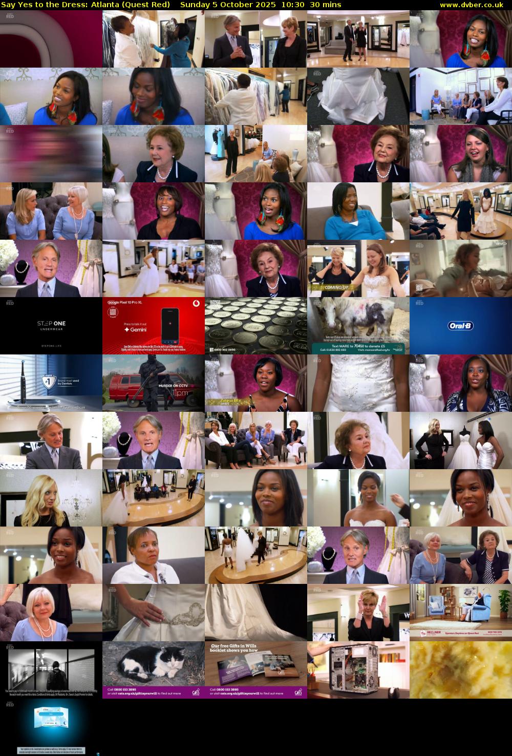 Say Yes to the Dress: Atlanta (Quest Red) Sunday 5 October 2025 10:30 - 11:00