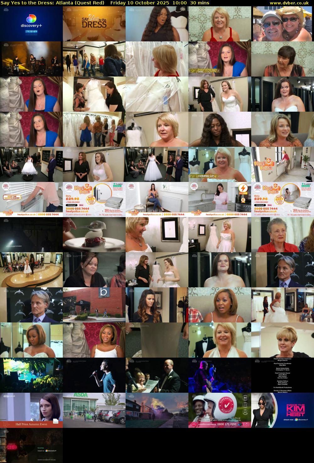 Say Yes to the Dress: Atlanta (Quest Red) Friday 10 October 2025 10:00 - 10:30