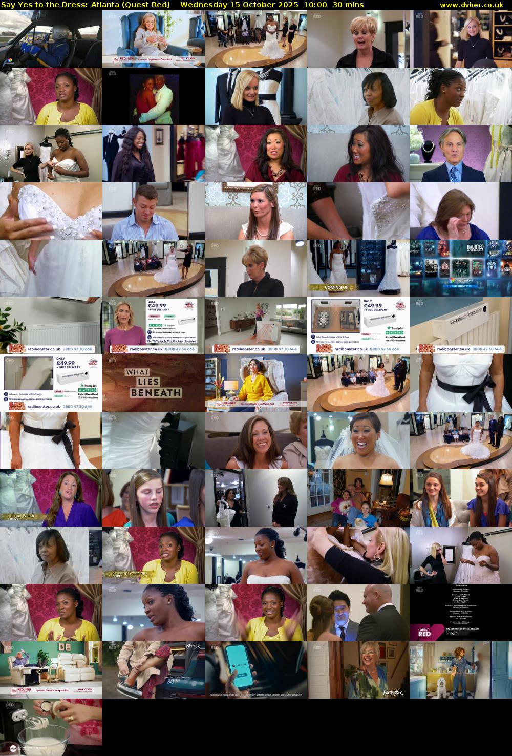 Say Yes to the Dress: Atlanta (Quest Red) Wednesday 15 October 2025 10:00 - 10:30