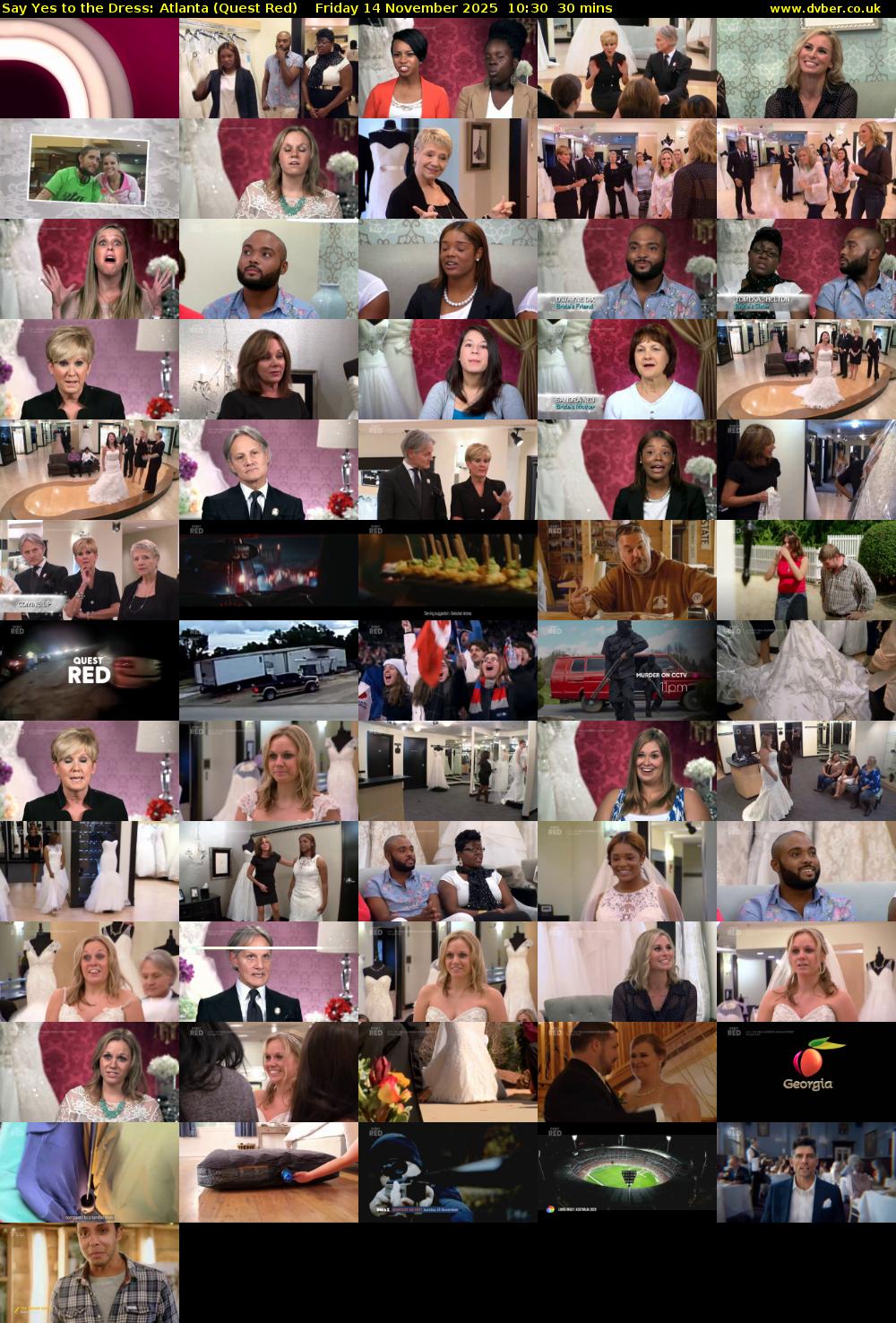 Say Yes to the Dress: Atlanta (Quest Red) Friday 14 November 2025 10:30 - 11:00