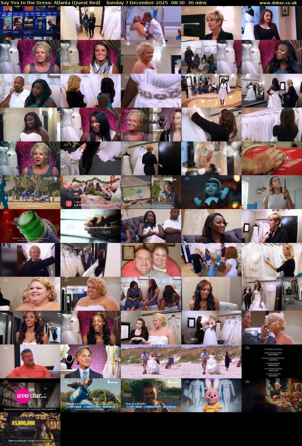 Say Yes to the Dress: Atlanta (Quest Red) Sunday 7 December 2025 08:30 - 09:00