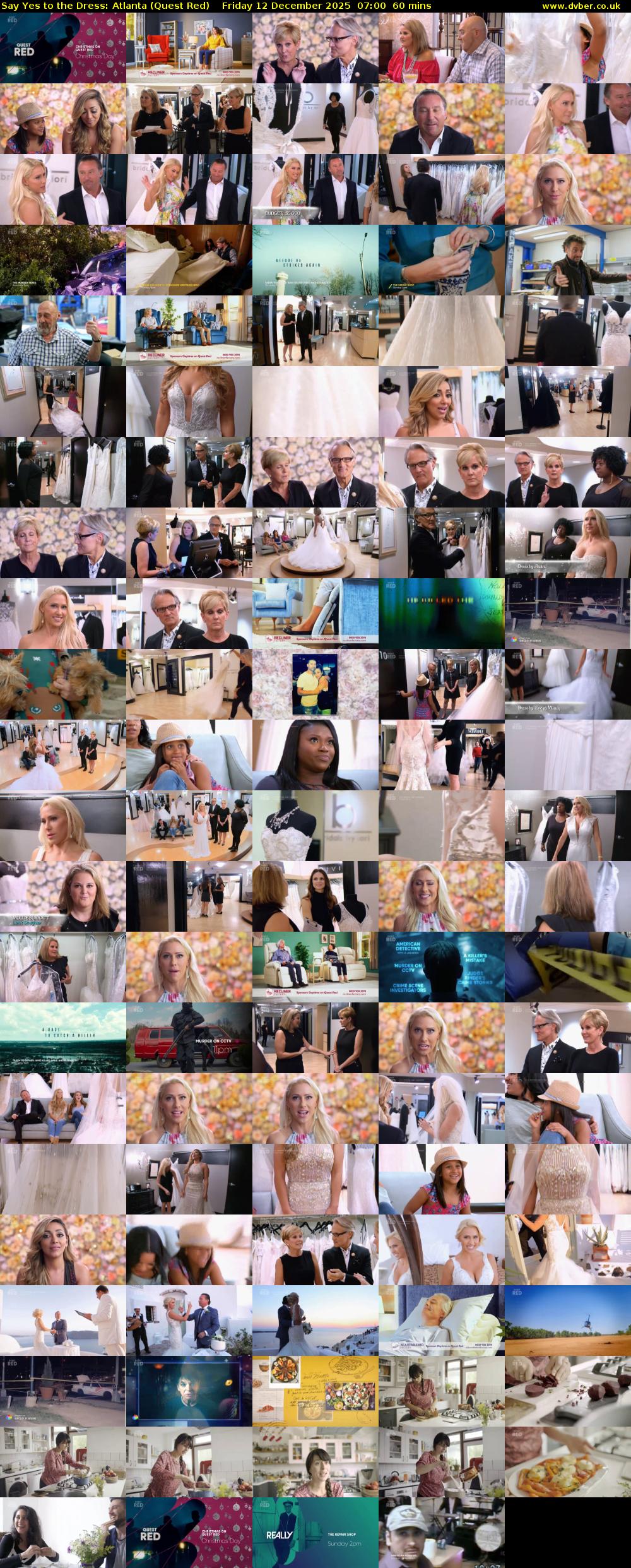 Say Yes to the Dress: Atlanta (Quest Red) Friday 12 December 2025 07:00 - 08:00