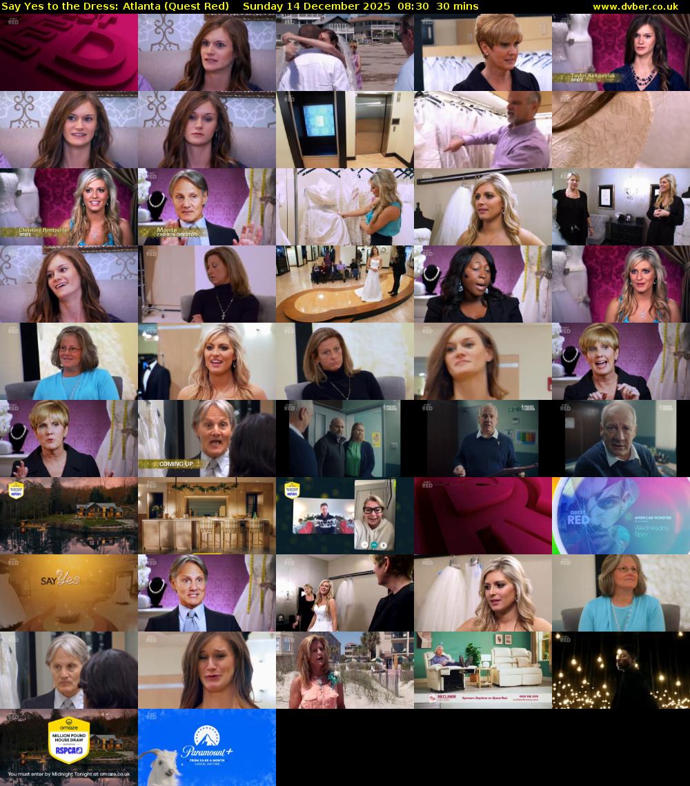 Say Yes to the Dress: Atlanta (Quest Red) Sunday 14 December 2025 08:30 - 09:00