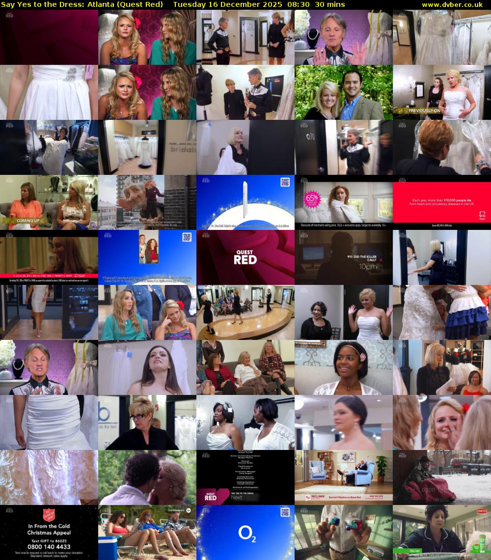 Say Yes to the Dress: Atlanta (Quest Red) Tuesday 16 December 2025 08:30 - 09:00