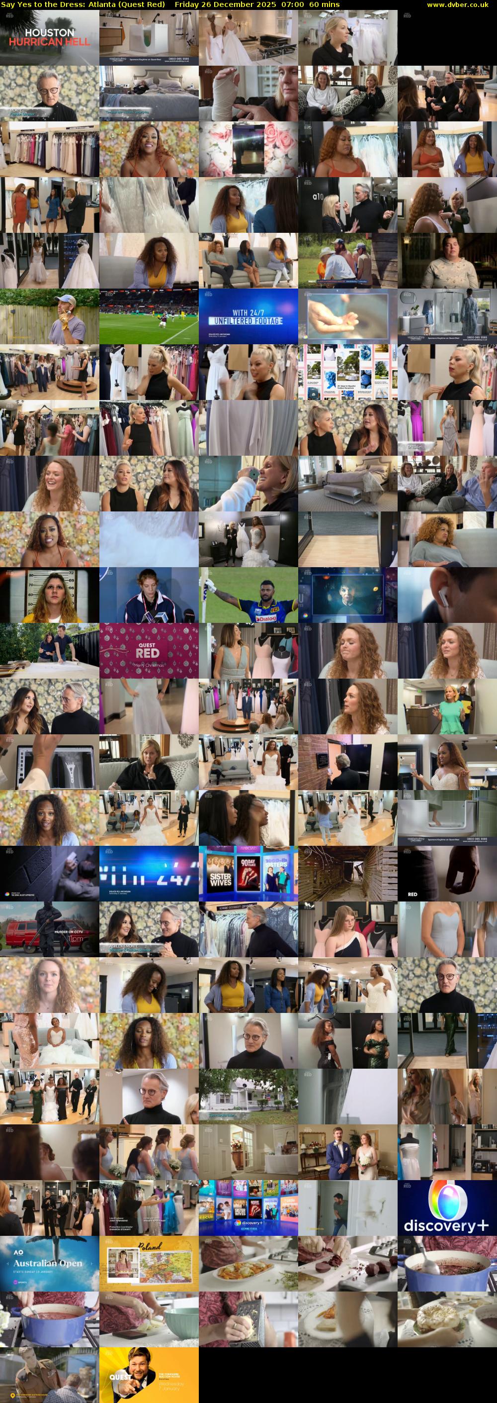 Say Yes to the Dress: Atlanta (Quest Red) Friday 26 December 2025 07:00 - 08:00