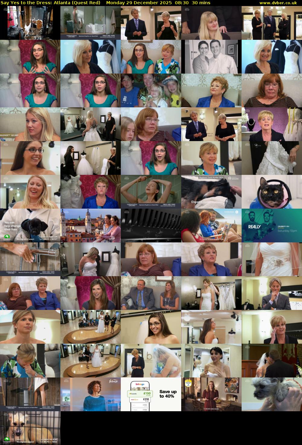 Say Yes to the Dress: Atlanta (Quest Red) Monday 29 December 2025 08:30 - 09:00