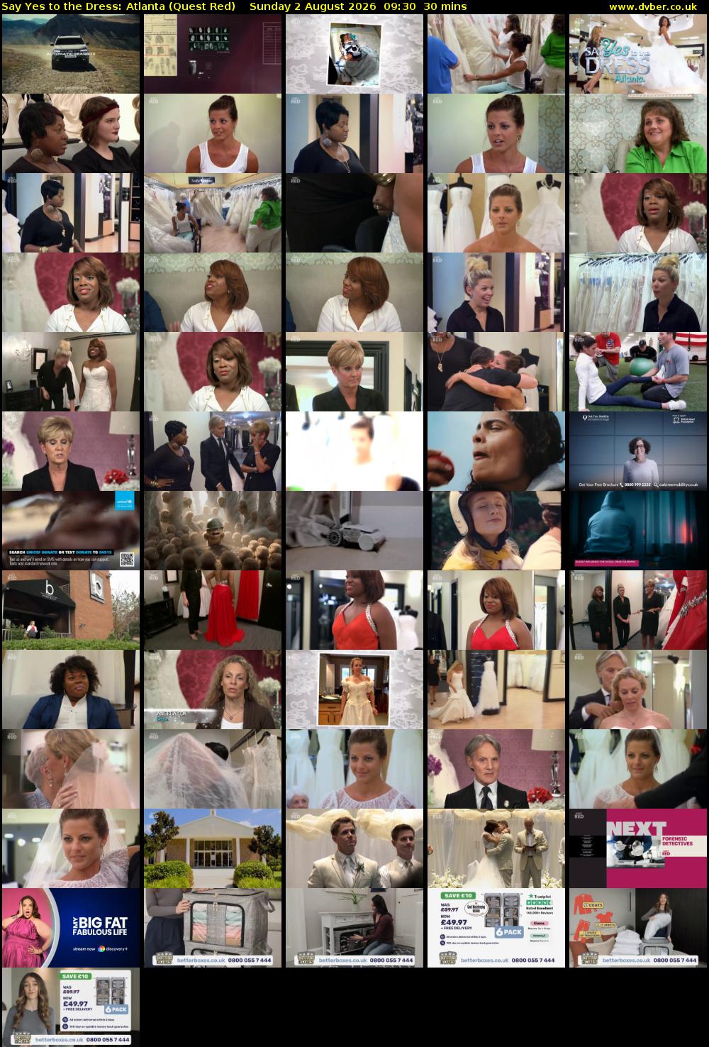 Say Yes to the Dress: Atlanta (Quest Red) Sunday 2 August 2026 09:30 - 10:00